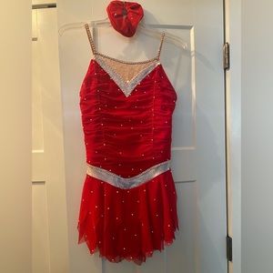 Figured skating or dance costumes.